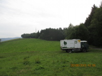 Stellplatz sn der Wasserscheide