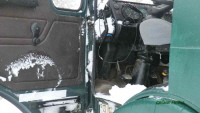 Schnee im Fahrerhaus